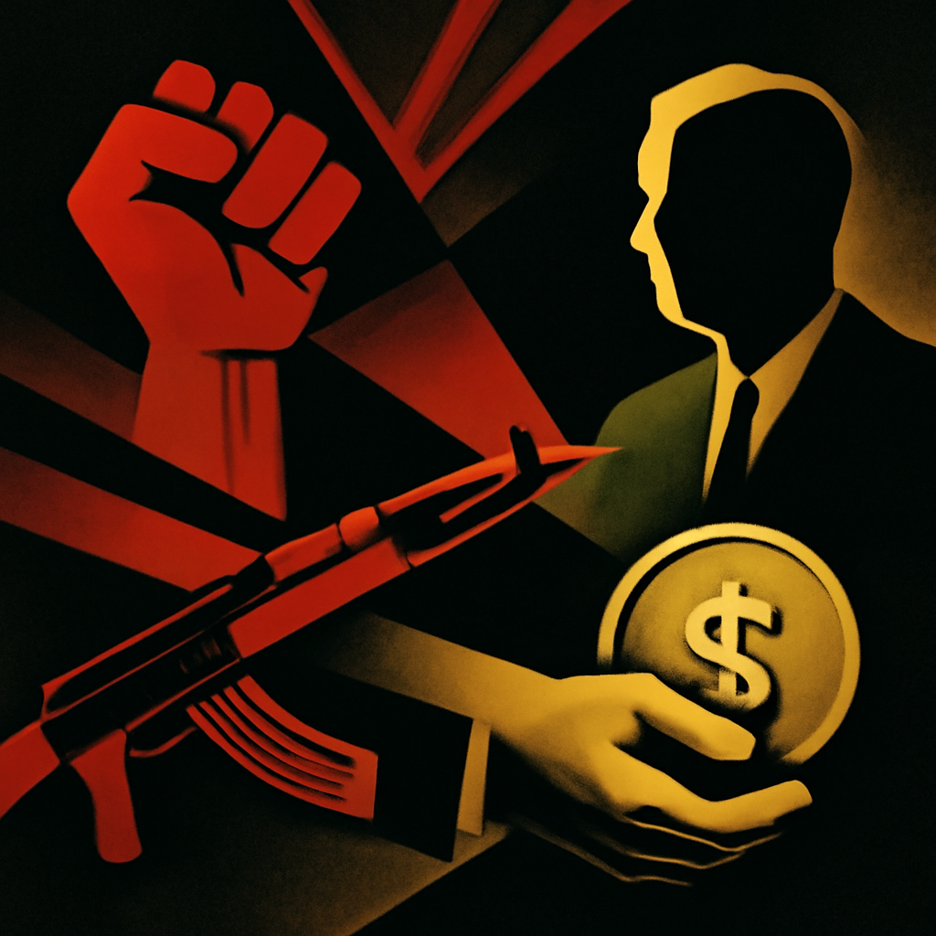 political artwork for exploration about The Iran-Contra Affair: A Secret U.S. Political Scandal of the 1980s — political poster, editorial illustration, infographic in urgent significance, power dynamics