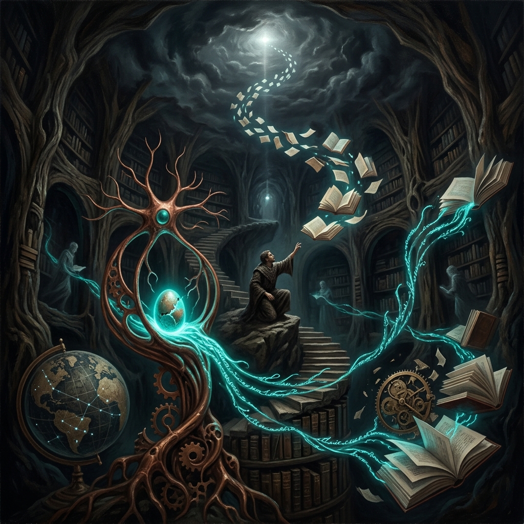 QE visual interpretation for The Art and Science of Reclaiming the Written Word